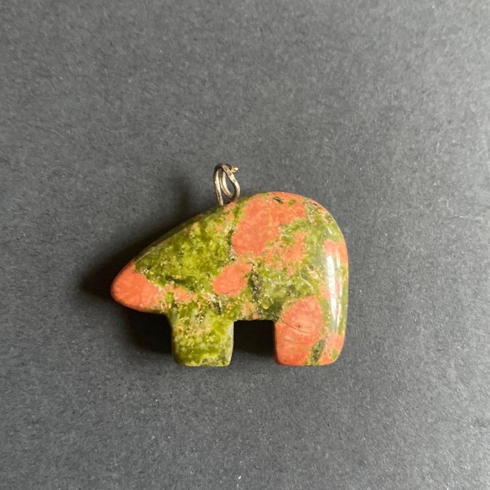 Unikite bear pendent